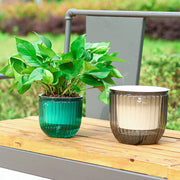 self-watering hanging flowerpot, view 10 - MRSLM