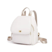 cream leather backpack, view 5 - MRSLM