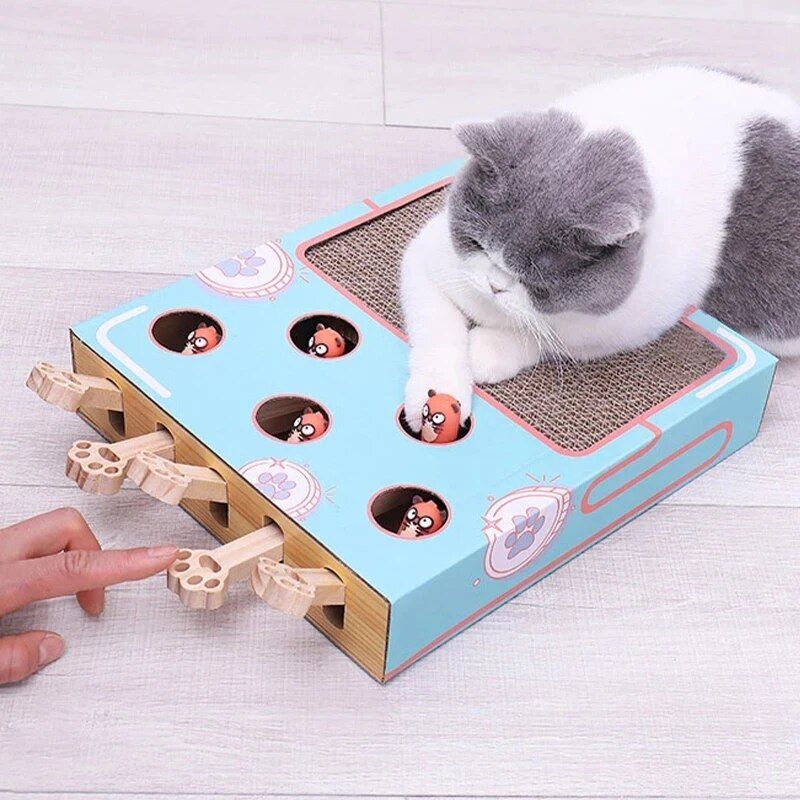 cat puzzle toy, view 4 - MRSLM