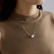 S925 silver planet necklace, view 2 - MRSLM