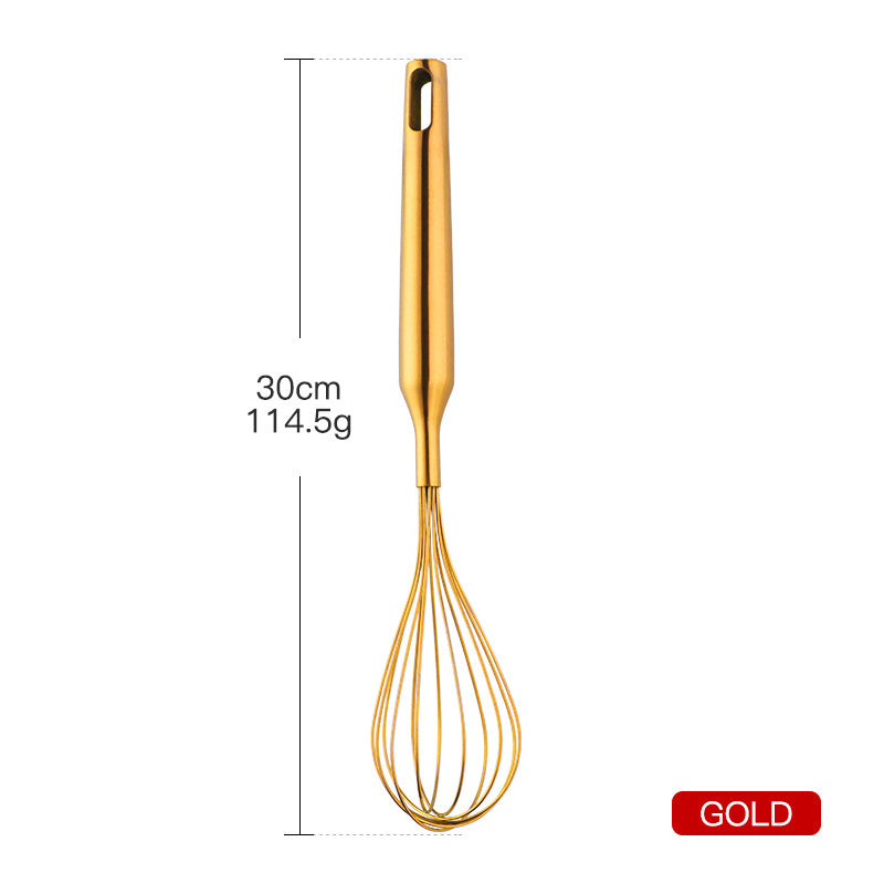 small stainless steel egg beater, view 3 - MRSLM