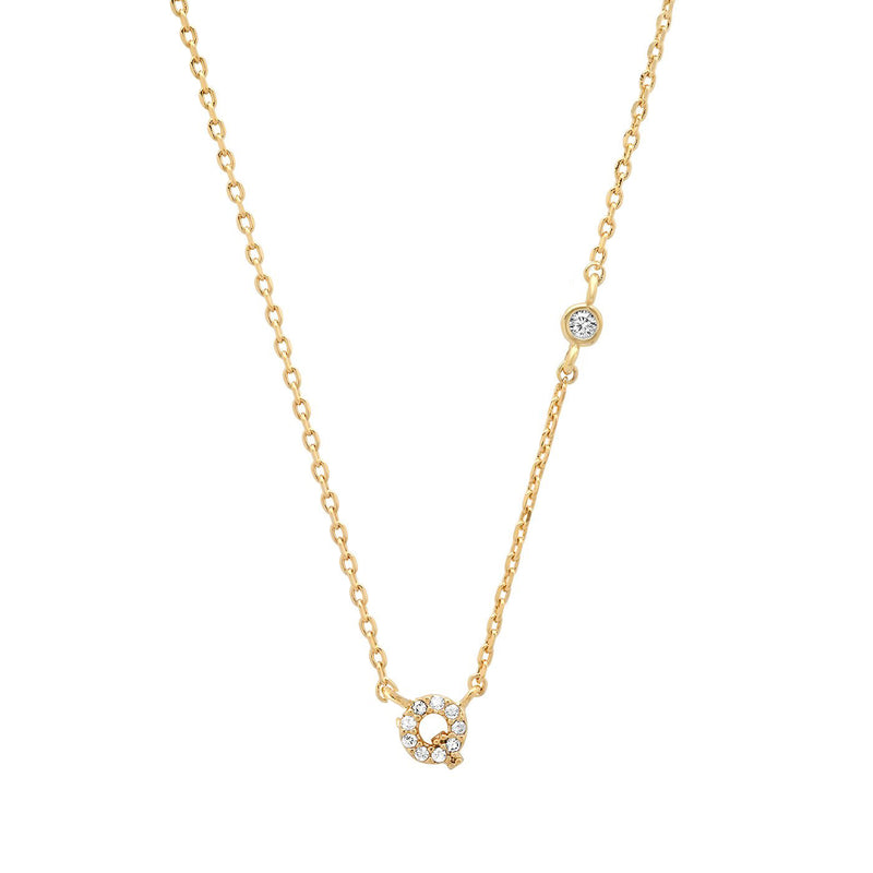 letter pendant necklace, view 12 - MRSLM