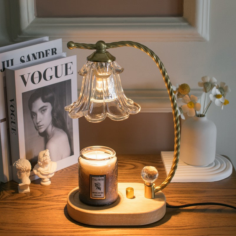 retro wax melting candle warmer lamp, view 5 - MRSLM