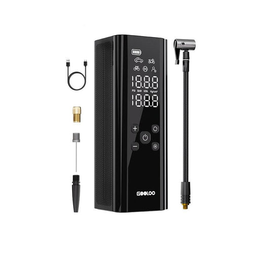 portable electric tire inflator pump with led light - MRSLM