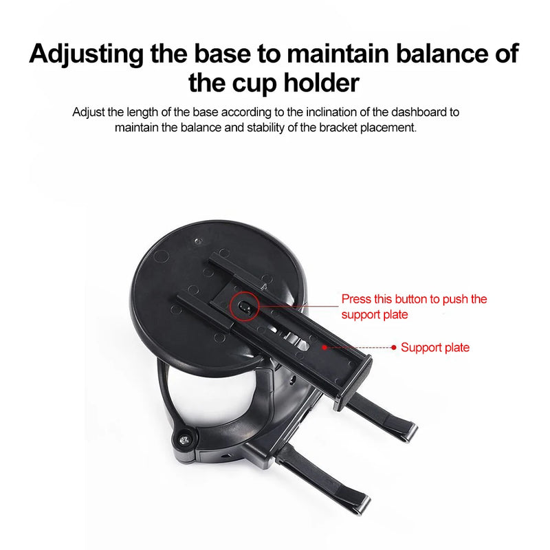 universal car air vent cup holder, view 5 - MRSLM