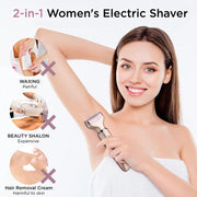 2-in-1 electric epilator for women, view 3 - MRSLM