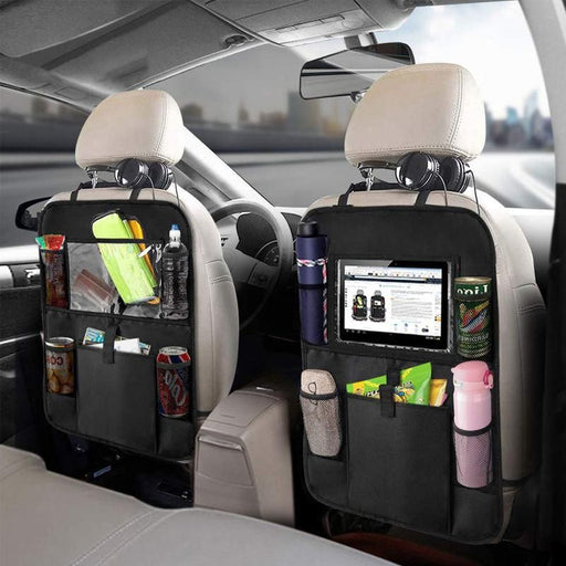 car seat back organizer with anti-kick mat - MRSLM