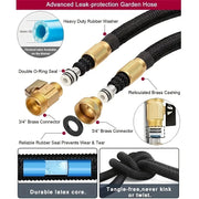 Expandable garden hose with adjustable spray gun, view 5 - MRSLM