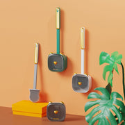 cat-themed wall mounted toilet brush set, view 6 - MRSLM