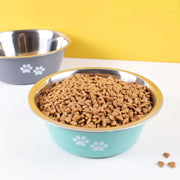 stainless steel non-slip dog bowl, view 9 - MRSLM