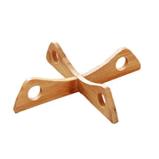 wooden pot trivet, view 2 - MRSLM
