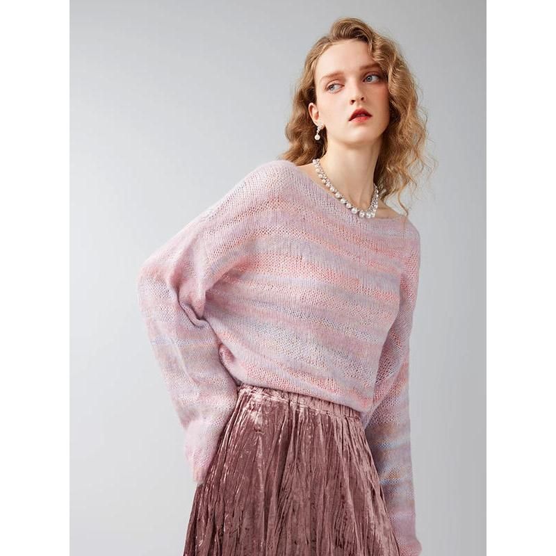 oversize alpaca wool blend pullover, view 5 - MRSLM