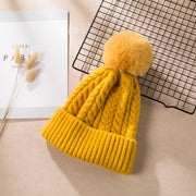 women's winter knitted hat, view 4 - MRSLM