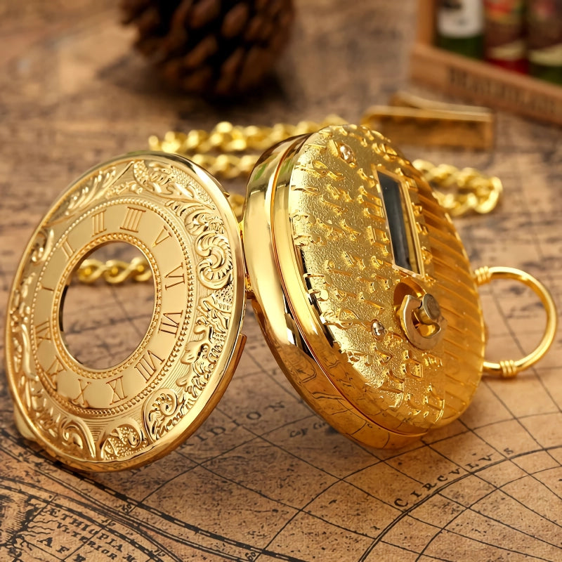 musical pocket watch with roman numerals, view 7 - MRSLM