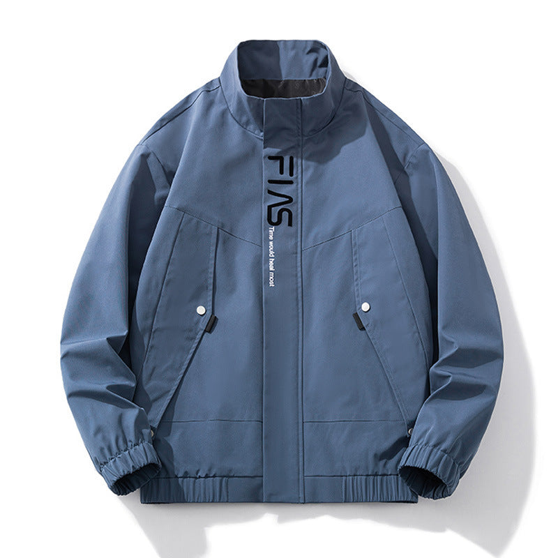 stand collar retro jacket, view 4 - MRSLM