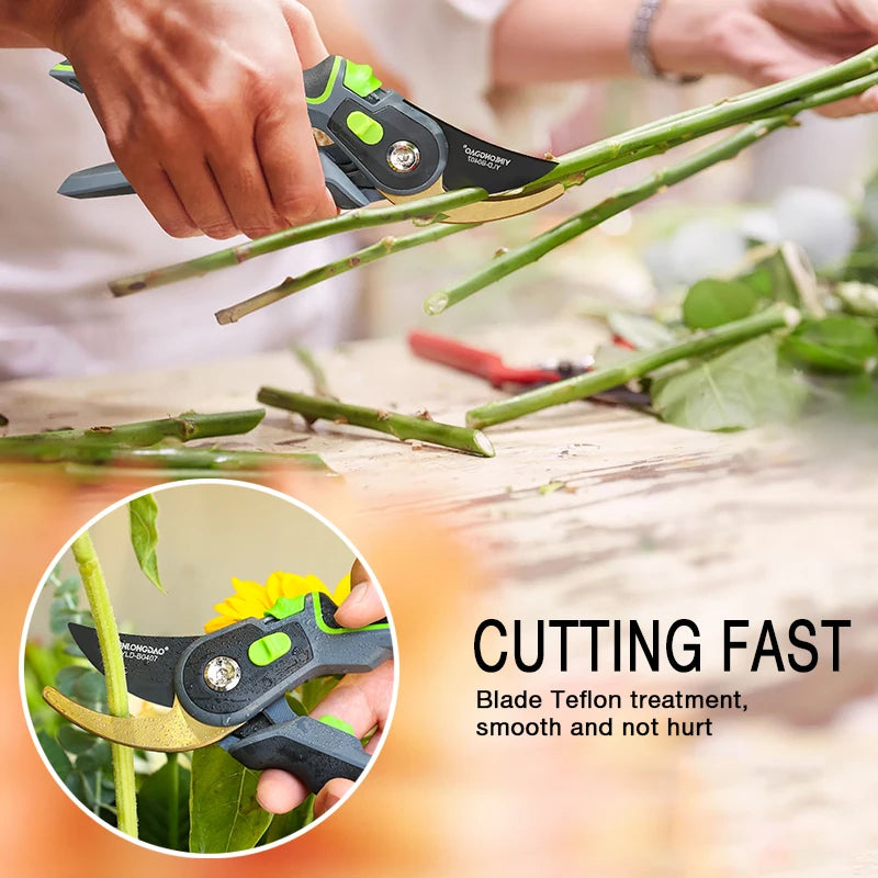 stainless steel garden pruning shears, view 8 - MRSLM