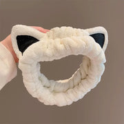 cat ear plush headband, view 4 - MRSLM