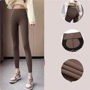 Women's lamb fleece-lined leggings, view 5 - MRSLM
