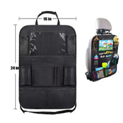car backseat protector with tablet holder, view 7 - MRSLM