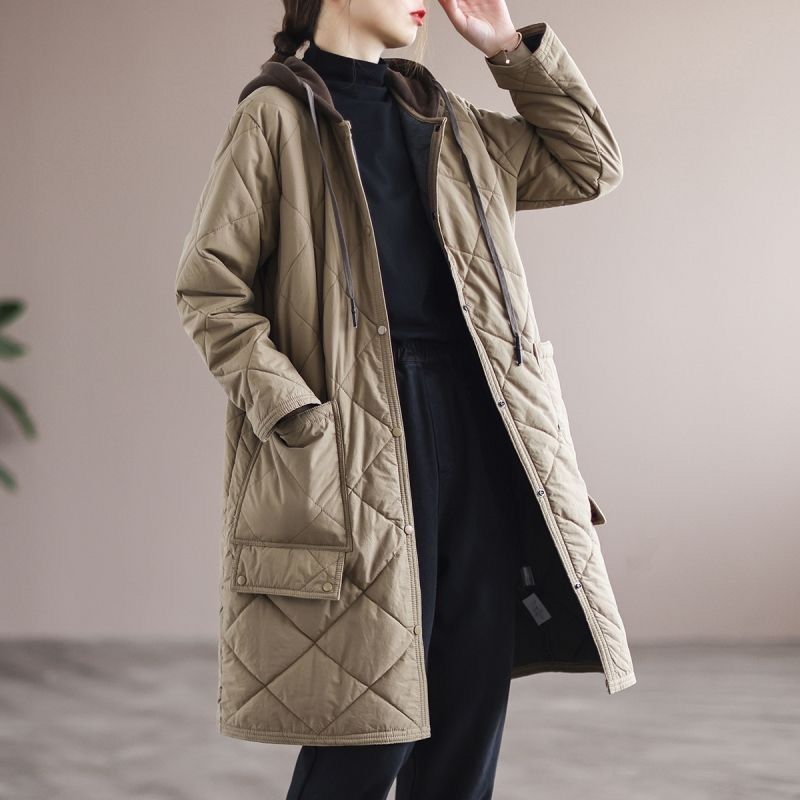 Hooded long trench coat, view 6 - MRSLM