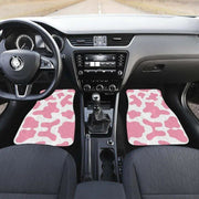 cow print car floor mats, view 3 - MRSLM
