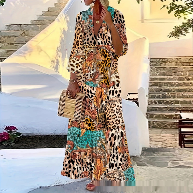 Long sleeve floral dress - MRSLM