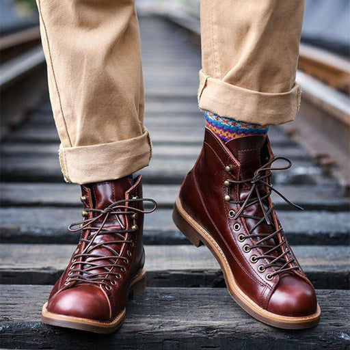 vintage british men ankle boots - MRSLM