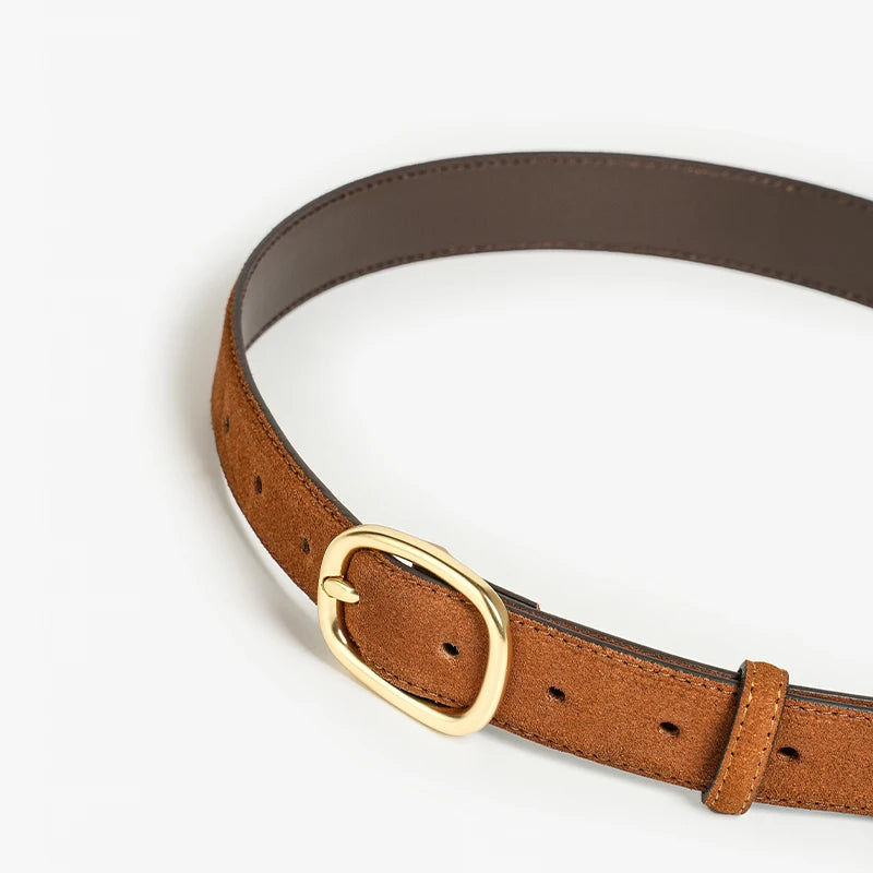 women's split leather belt, view 5 - MRSLM