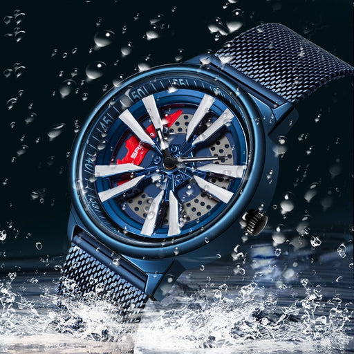 rotating wheel quartz watch - MRSLM