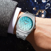 embossed dial men's watch - MRSLM