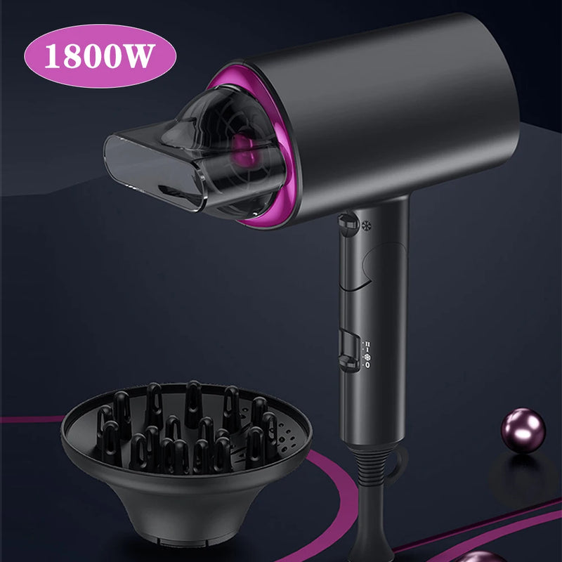 foldable hair dryer, view 3 - MRSLM