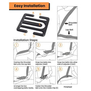 kid's comfort seat belt positioner, view 11 - MRSLM