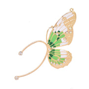 butterfly ear cuff earrings, view 2 - MRSLM