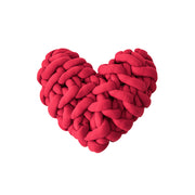 heart-shaped decorative knot cushion, view 7 - MRSLM