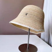 summer beach straw bucket hat, view 2 - MRSLM