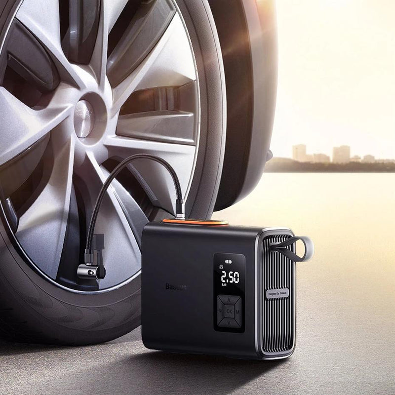 portable wireless air compressor pump, view 3 - MRSLM