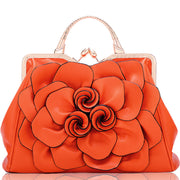 solid color PU tote shoulder bag, view 3 - MRSLM