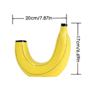Resin banana flower vase, view 2 - MRSLM