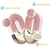 sonic silicone facial cleansing brush, view 6 - MRSLM