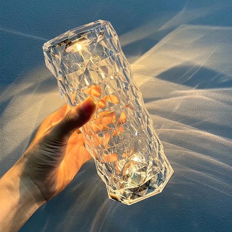 RGB Crystal Diamond LED Night Light