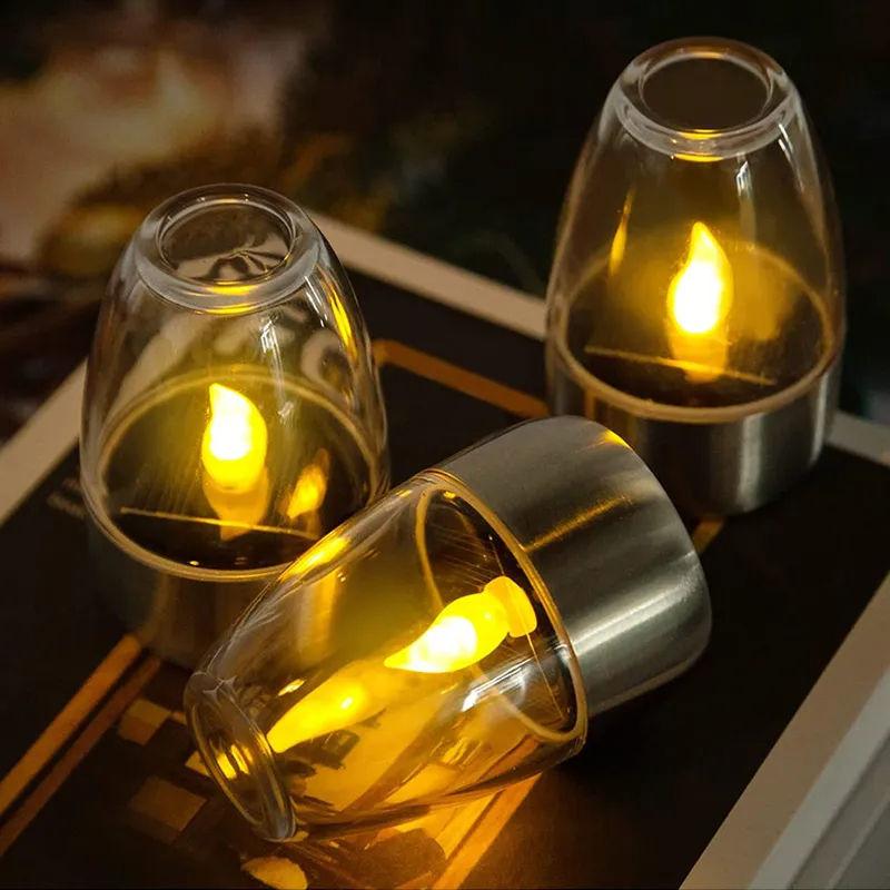 solar led candle lantern - MRSLM