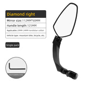 adjustable bicycle rear view mirror, view 3 - MRSLM