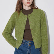 women's bead button knitted cardigan - MRSLM