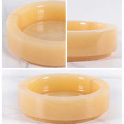 natural marble stone flower pot, view 5 - MRSLM