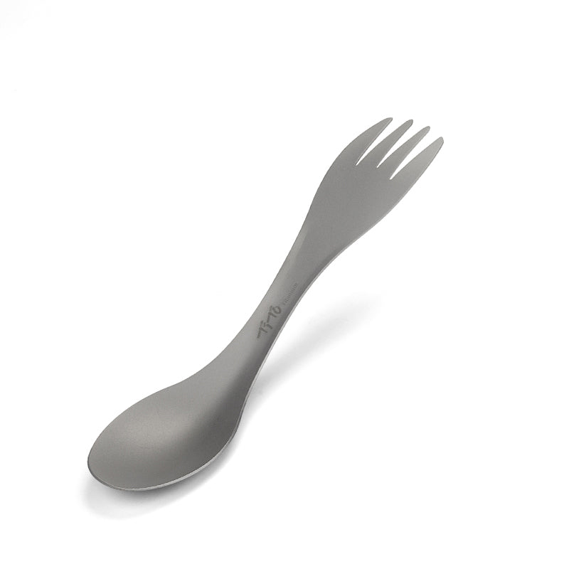 ultralight titanium spork, view 6 - MRSLM