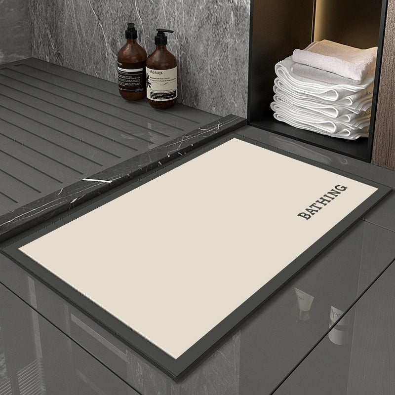 diatomite bathroom mat, view 2 - MRSLM