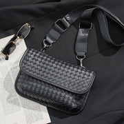 men's plaid shoulder bag, view 20 - MRSLM