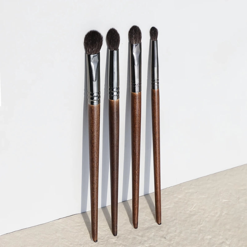 4pcs goat hair makeup brush set - MRSLM