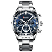 men's stainless steel quartz watch, view 6 - MRSLM