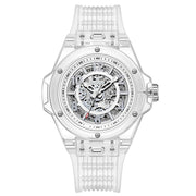 Men's transparent automatic mechanical watch, view 6 - MRSLM
